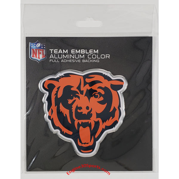 Chicago Bears Die Cut Color Auto Emblem - Bear Head Logo – Engine30Sports