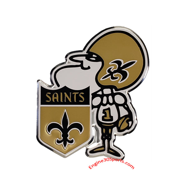 New Orleans Saints Die Cut Color Auto Emblem - Throwback Logo –  Engine30Sports