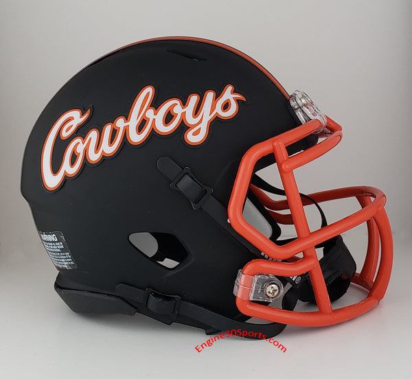 Oklahoma State Cowboys Riddell Speed Mini Helmet - Matte Black Alterna –  Engine30Sports