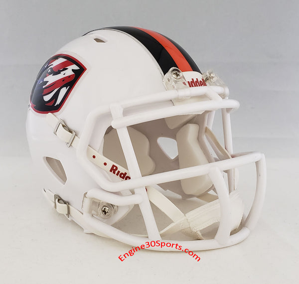 Air Force Falcons Alternate 6 Grey Schutt Mini Authentic Football Helmet