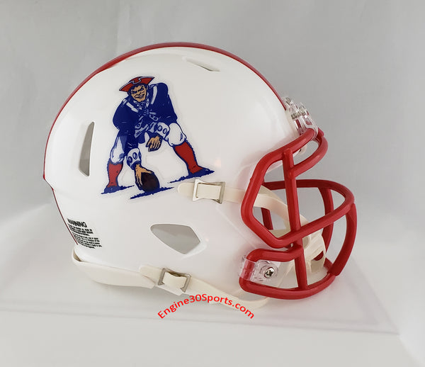 New England Patriots 1960 Riddell Throwback Mini Football Helmet