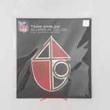 San Francisco 49ers Die Cut Color Auto Emblem - Throwback Logo