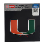 Miami Hurricanes Die Cut Color Auto Emblem