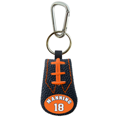 Denver Broncos Peyton Manning Team Color Keychain