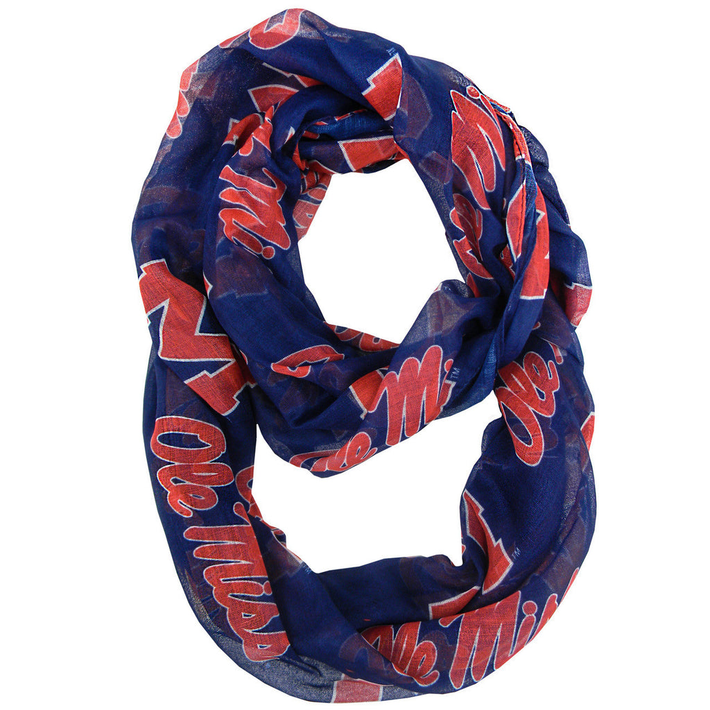 Mississippi Rebels Infinity Scarf