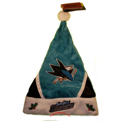 San Jose Sharks Santa Hat